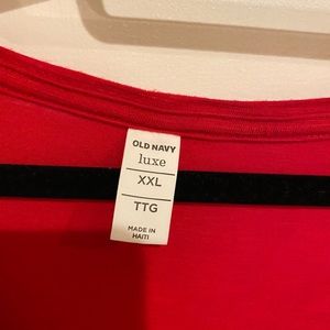 Old navy red lux